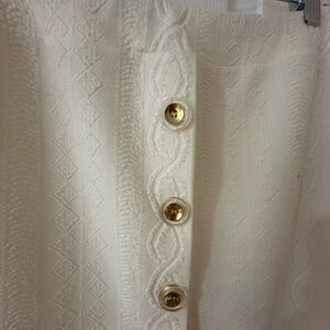 J.McLaughlin ivory skirt